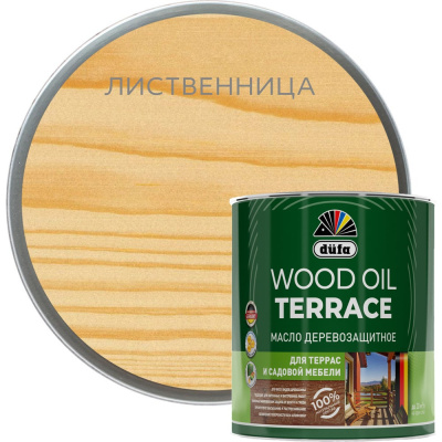 Деревозащитное масло Dufa Wood OIL Terraсe лиственница, 0.9 л