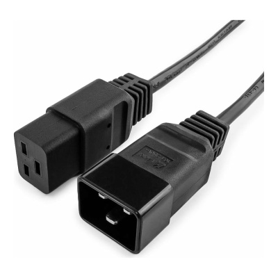 Кабель питания для UPS Cablexpert (1.5м, С19 - C20, 16А, черный, с заземлением)