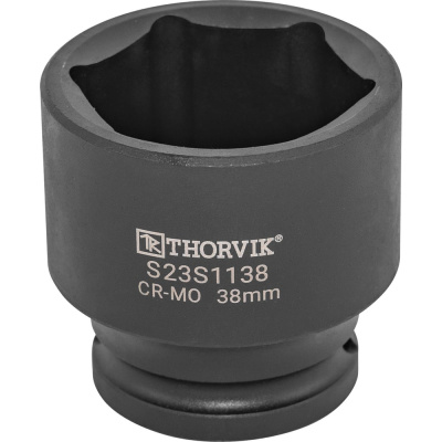 Головка торцевая ударная Thorvik S23S1138 38 мм, 1/2DR