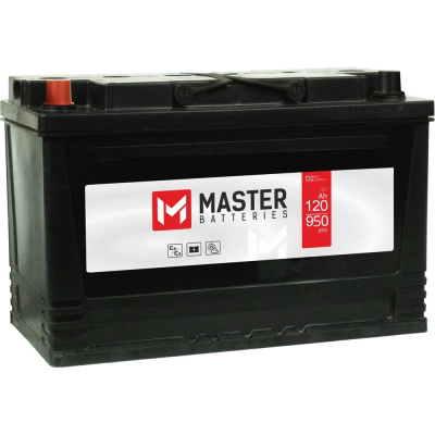Аккумуляторная батарея MASTER BATTERIES 120Ah L+
