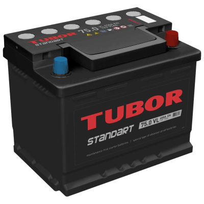 Аккумулятор TUBOR STANDART 6СТ-75.0 VL