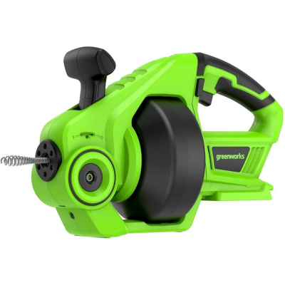 Аккумуляторный сантехнический трос GreenWorks