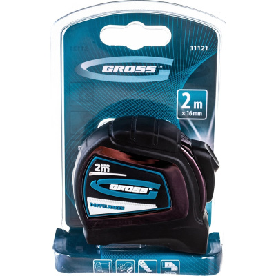 Рулетка GROSS Doppelhaken 31121