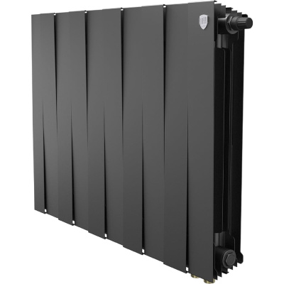 Радиатор биметаллический ROYAL THERMO PianoForte 500 Чёрный VR80 - 10 секц.