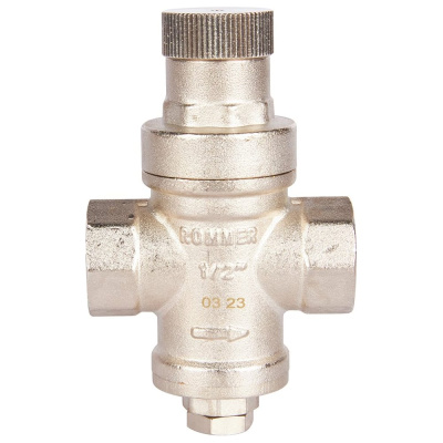 Редуктор давления ROMMER RVS-0009-000015 PN16 вн/вн 1/2 без подключения манометра