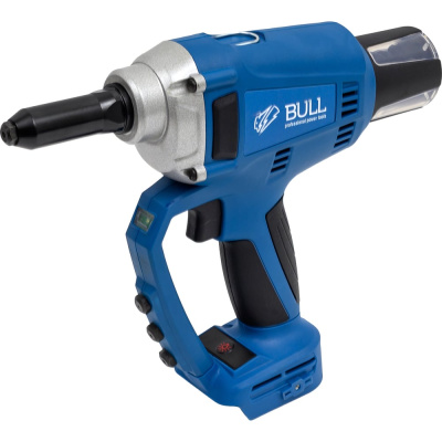 Аккумулятоный заклепочный пистолет BULL CRG 1018 XLTpro SOLO