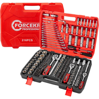 Набор инструментов FORCEKRAFT серии Professional Tools — это идеальное решение для специалистов автосервиса и