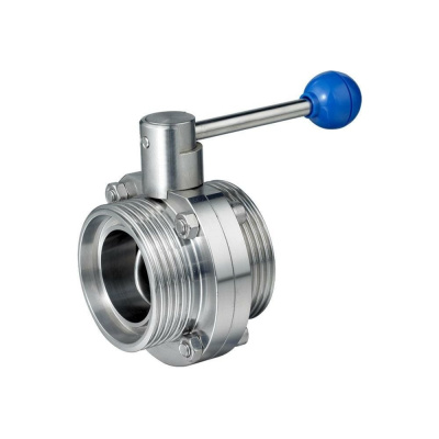 Затвор TITAN LOCK дисковый нержавеющий (AISI304) DN100, типа резьба-резьба, DIN