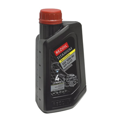 Масло REZOIL TITANIUM 4-т. п/синт. (до -30С) SAE 10W-40 API SJ/CF 0.6 л