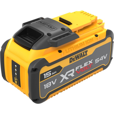 Аккумулятор совместим со всей садовой техникой и электроинструментом DeWALT платформ FLEXVOLT 54 Вольта и XR 18 Вольт