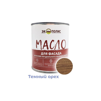 Масло для фасада Экополис 2,2 л. темный орех mdf-22-t.oreh