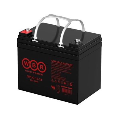 Аккумуляторная батарея гелевая WBR GPLG12-33 12В, 33 Ач