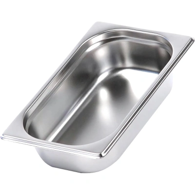 Гастроемкость LUXSTAHL нерж.сталь, GN 1/4, 26,5х16,4х6,5см, (га19)