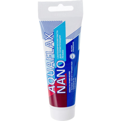 Уплотнительная паста Aquaflax nano тюбик 80 гр СантехМастер