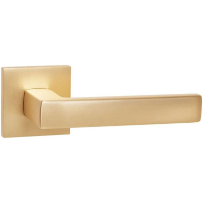 Ручка дверная Puerto Куббаито, серия SLIM, золото матовое сатинированное INAL 541-03 slim SSG