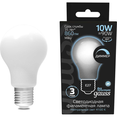 Лампа Gauss LED Filament