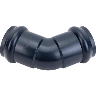 AQUAVIVA Отвод НПВХ напорный двухраструбный 110x45