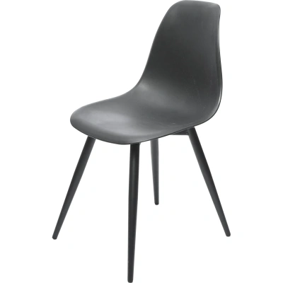 Стул EAMES PLAST HN BLACK (BOX-4) (KM) RU K02 черный/черный