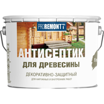 Антисептик Proremontt деревозащитное средство палисандр 9 л