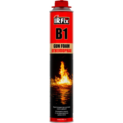 Профессиональная огнеупорная монтажная пена IRFIX В1