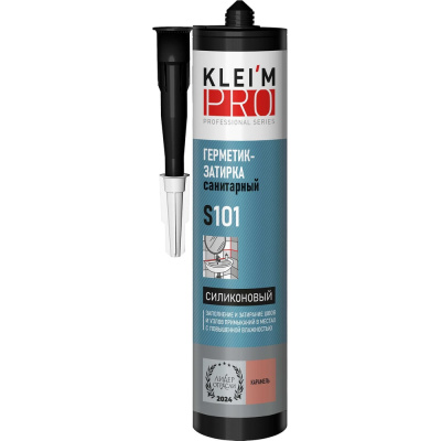 Герметик-затирка силиконовый санитарный KLEI`MPRO S101, карамель, 300м 5028