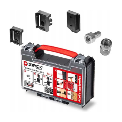 Набор адаптеров для ящиков QBRICK System Custom Connectors Set 2 — это универсальное решение для организации и