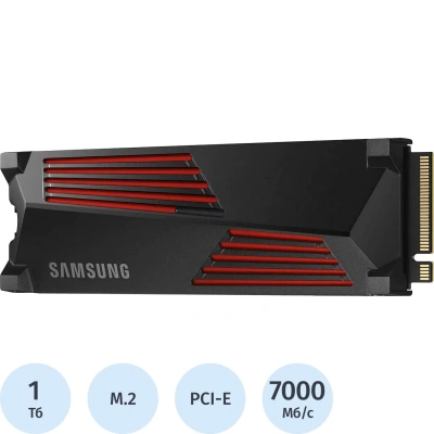 SSD накопитель Samsung SSD 990 PRO, 1Tb M.2PCIe 4.0 x4(MZ-V9P1T0CW)