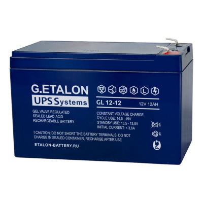 Аккумуляторная батарея Etalon Battery G.ETALON (12В / 12 Ач) GL 12-12