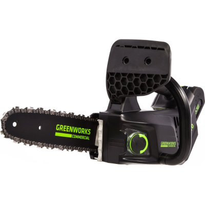 Пила цепная одноручная аккумуляторная Greenworks GD40TCS (арбориста), 40V, 25,4 см, бесщеточная, без АКБ и ЗУ