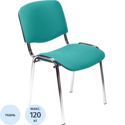Стул БМФ Easy Chair Rio(ИЗО) хром, ткань зеленая С34
