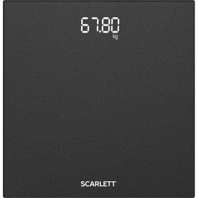 Весы Scarlett SC-BS33E112,напольные,матовая платформа, черный