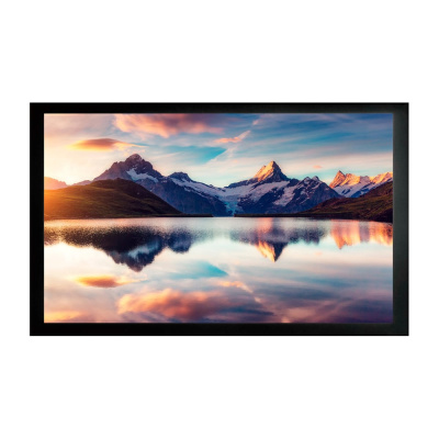Настенный натяжной экран на раме Cactus FrameExpert 16:9, 135x240 см