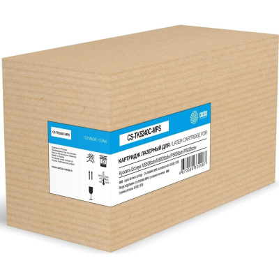 Лазерный картридж CACTUS CS-TK5240C-MPS TK-5240C голубой, 6000 стр., для Kyocera Ecosys