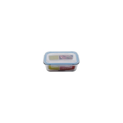 Стеклянный контейнер appetite прямоугольный, 640 мл, синий SL640RB