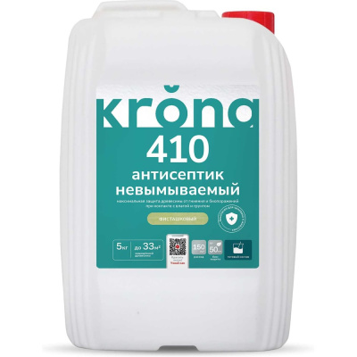 Невымываемый антисептик для защиты древесины 410 готовый 5 кг KRONA