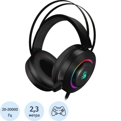 Гарнитура A4Tech Bloody G521 черный 2.3м/USB (G521 (BLACK))
