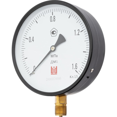 Манометр BD ДМ 1 160 Р 0-160 бар, класс точности 1.5, G1/2