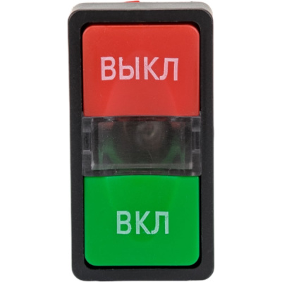 Кнопка EKF AS-22N, "Пуск-Стоп", NO+NC, прямоугольная