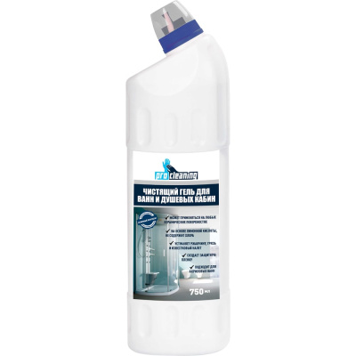 Гель для акриловых ванн и душевых кабин PROcleaning ACRYLYC CLEANER GEL 750мл 342-075