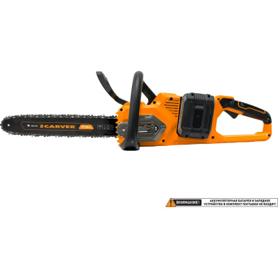 Пила цепная CARVER аккум. CCS 01BL40-1400(б/щ1400Вт,40V(2 20/4-8Ач), 3/8-1,1-52зв,14, без АКБ)48/п