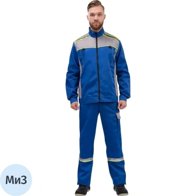 Костюм лет муж (куртка,пк) л26 вас/сер 128-132/170-176