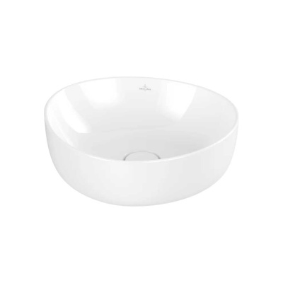 Раковина накладная Villeroy & Boch Antao 400x395x145 мм, цвет альпийский белый 4A72 40 R1