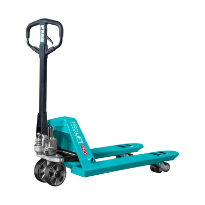 Гидравлическая тележка PROLIFT RT 25, PRO 2500 кг, 800х550мм, полиур. колесо, дв.пол.ролик
