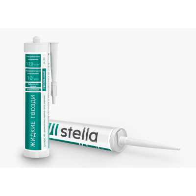 Жидкие гвозди универсальные STELLA прозрачный, 120 кг на м.кв.