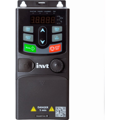 Частотный преобразователь INVT GD2 1,5 кВт 380В IP 20 (GD20-1R5G-4) 90001-01079