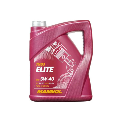 Синтетическое моторное масло MANNOL ELITE 5W40 5 л