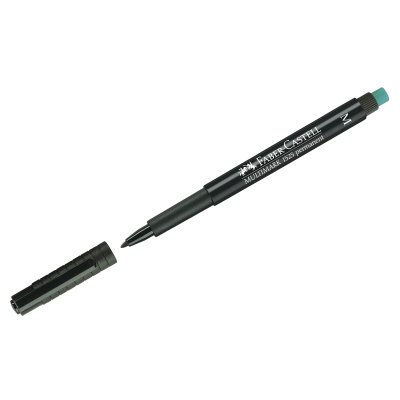 Маркер перманентный Faber-Castell "Multimark permanent" M, черный, пулев., 1,0мм