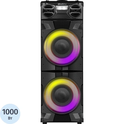 Акустическая система Sven PS-1900, 2x500Вт, TWS, FM/USB, LED-дисплей