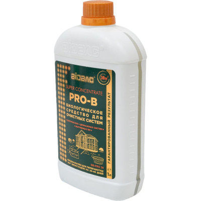 Концентрированное биологическое средство для очистных систем БиоБак Super Concentrate BB-PRO 30