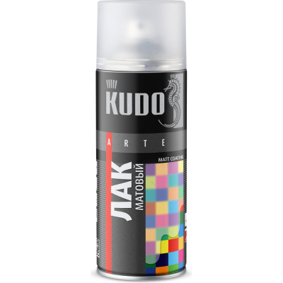 Высококачественный универсальный матовый аэрозольный акриловый лак KUDO